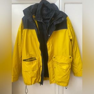 NAUTICA sportswear - yellow waterproof jacket